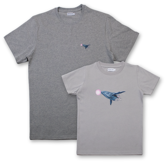 Winnie the Whale - Adult & Kids T-shirt Bundle