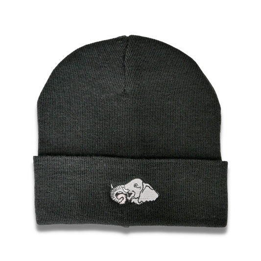 Beanie black - Donut eating elephant