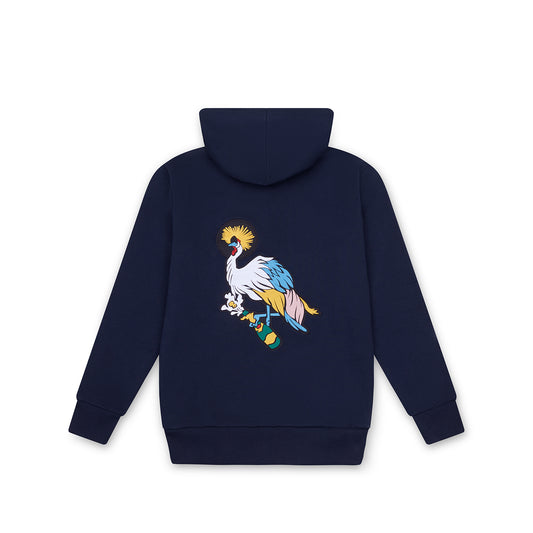 Hoodie navy - Champagne Crane