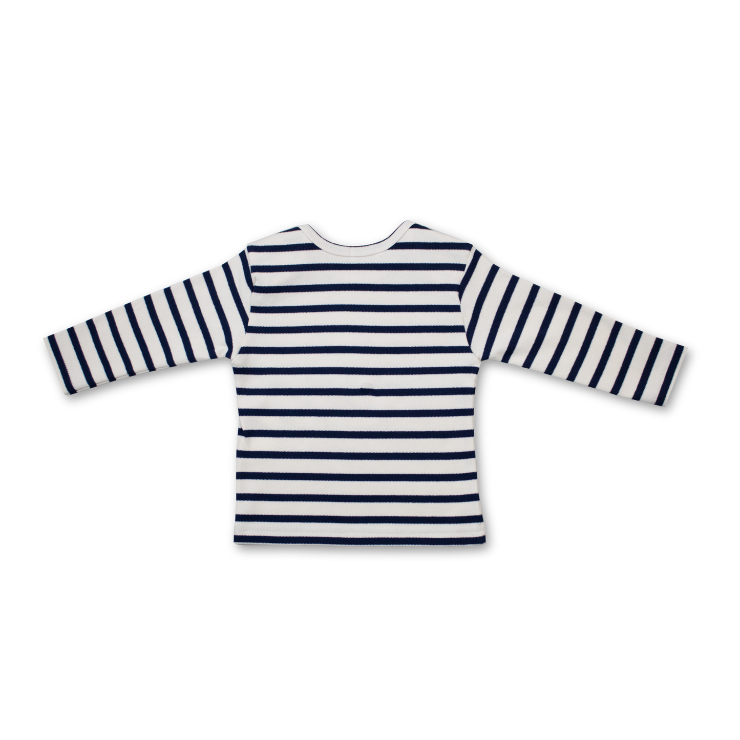 Babies long sleeve top - Navy/White - Chilly the Penguin